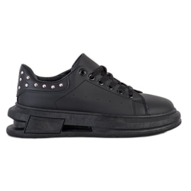 SHELOVET Sneakers med studs sort