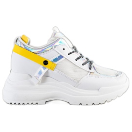 Marquiz Wedge Sneakers hvid