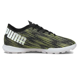 Puma Ultra 4.2 Tt Junior fodboldstøvler sort-grøn-hvid 106367 02