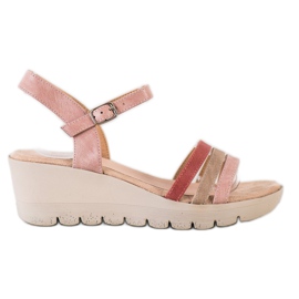 Kylie Kile sandaler beige lyserød