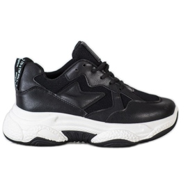 Fashion Behagelige sneakers sort