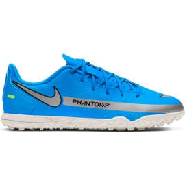 Nike Phantom Gt Club Tf Jr blå CK8483 400 fodboldsko