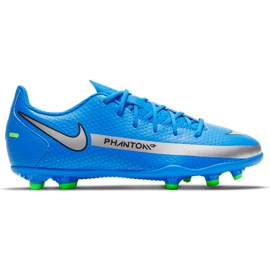Nike Phantom Gt Club FG / MG Jr blå CK8479 400 fodboldsko