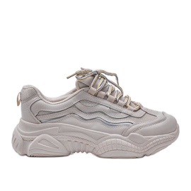 Lilly beige sportssko grå