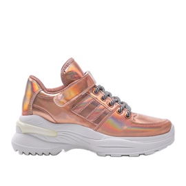 Pink Holographic Lollypop sneakers lyserød
