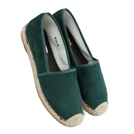 Grønne espadriller til kvinder M-515 DK.GREEN