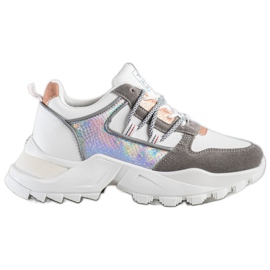 SHELOVET Stilfulde sneakers hvid flerfarvet