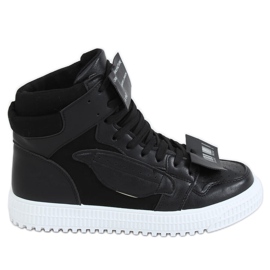 Sorte sneakers LA139P Sort