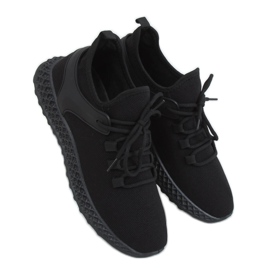 Sorte sportsstrømper JH-09 Sort