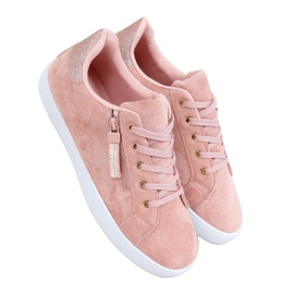 Lyserøde kvinders sneakers C2006 Pink
