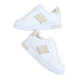 Hvide kvinders sneakers LA129P Beige
