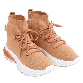 High-top sportssko karamel JH-25 Camel brun