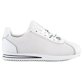 SHELOVET Openwork Sneakers Super hvid