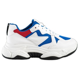 Fashion Behagelige sneakers hvid flerfarvet