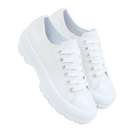 Hvide kvinders sneakers LA138 Hvide
