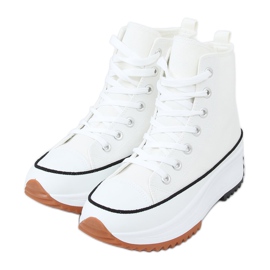 Designer sneakers med hvid VL135P Hvid sål