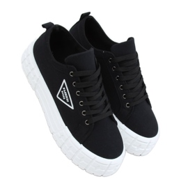 Sorte kvinders sneakers LA134 Sort
