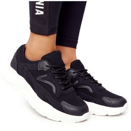 FB2 Sort Delusion kvinders sneakers på stor sål