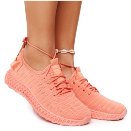 PS1 Kvinders sportssko Slip-on Coral Do It orange lyserød