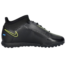 Nike Phantom Gt Club Df Tf Junior CW6729 090 fodboldsko sort sort