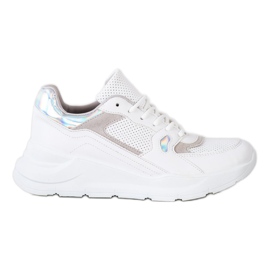 SHELOVET Hvide sneakers