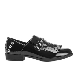 Cassidy sorte slip-on sko til kvinder