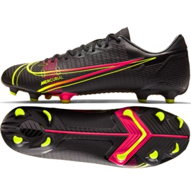 Nike Mercurial Vapor 14 Academy FG / MG M CU5691 090 fodboldsko flerfarvet sort