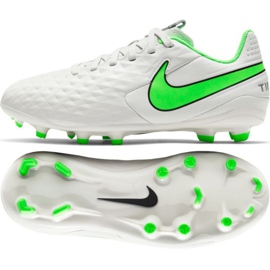 Nike Tiempo Legend 8 Academy Mg Jr AT5732 030 fodboldsko elfenben hvid