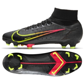 Nike Mercurial Superfly 8 Pro Fg M CV0961 090 fodboldsko flerfarvet sort