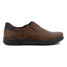 Polbut Herre slip-on sko J51 brun