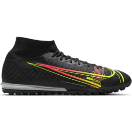 Nike Mercurial Superfly 8 Academy Tf CV0953 090 fodboldsko sort sort