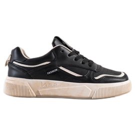 Ax Boxing Sorte sportssko beige