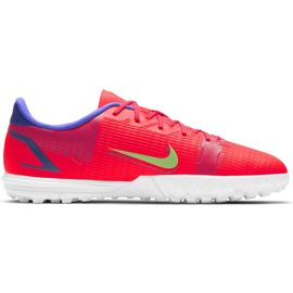 Nike Mercurial Vapor 14 Academy Tf Junior CV0822 600 fodboldsko rød rød