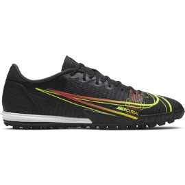 Nike Mercurial Vapor 14 Academy Tf CV0978 090 fodboldsko sort sort
