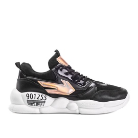 Sorte holo sneakers fra Jacey gylden