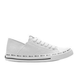 Big Star Harley hvide openwork sneakers