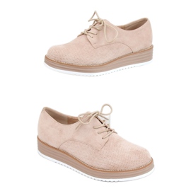Kvinder med snørebånd beige 8988-45 Beige
