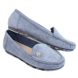 Blå kvinders loafers GS13P Blå