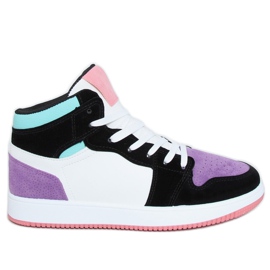 NB505 Lilla high-top sneakers flerfarvet