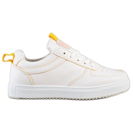 SHELOVET Sports Being With Eco Leather hvid