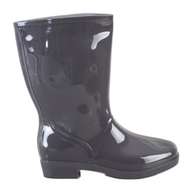 SHELOVET Skinnende High Wellies grå