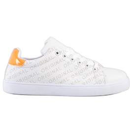 SHELOVET Originale lave sneakers hvid
