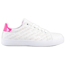 SHELOVET Originale lave sneakers hvid