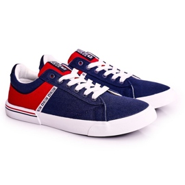 Herresneakers Big Star FF174137 Marineblå-Rød marine blå
