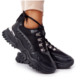 PS1 Kvinders sneakers på stor eneste god stemning sort
