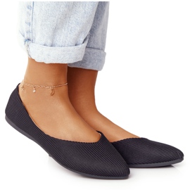 Delikat Ballerina I Spitz Vinceza 2187 Sort