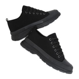 Sorte damesko (sort sål) LA122 Allblack