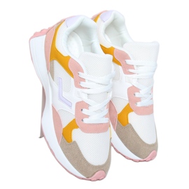 Flerfarvede sportssko BL209P Pink hvid lyserød gul