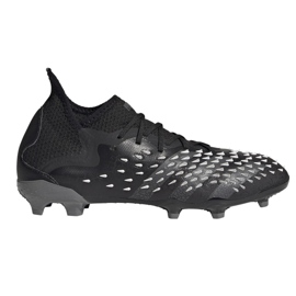 Adidas Predator Freak.1 Fg Junior FY1027 fodboldstøvler sort sort