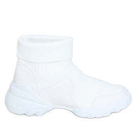 Hvid LA156 Hvide high-top strømper sportssko